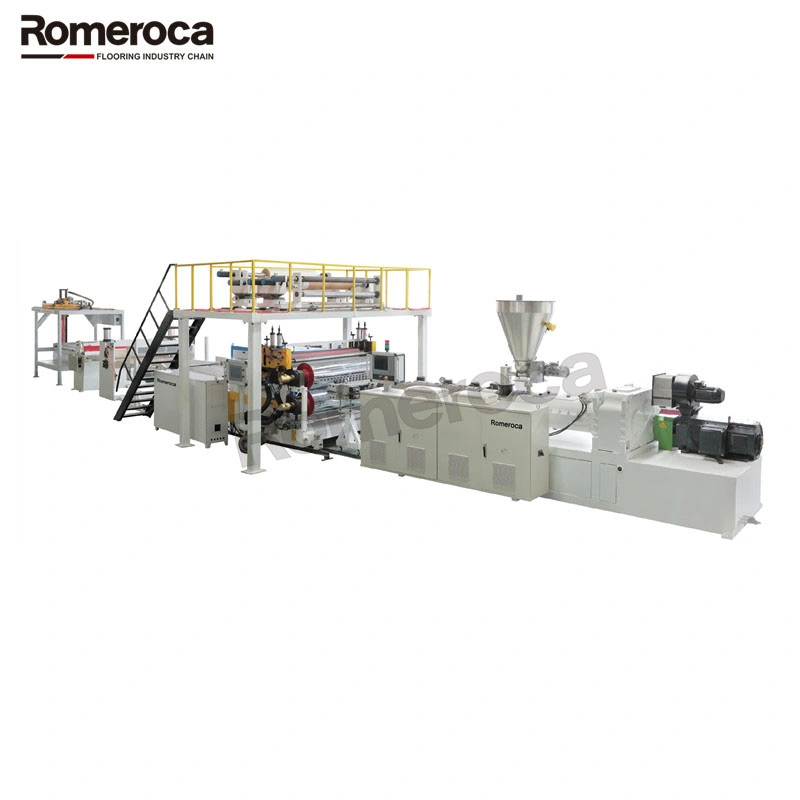 Spc Flooring Production Line Extrusion Machine Spc Flooring Making Machine