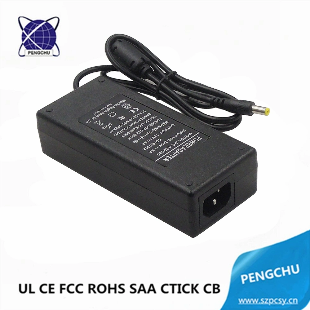 Desktop 24V 100W AC DC adaptador de alimentación de conmutación de sobremesa con UL CE FCC ROHS SAA CB PSE