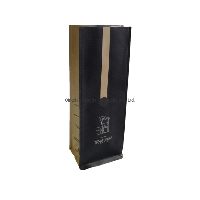 China 250g Matt Finish Schwarz Ziplock gerösteten Kaffee-Beutel Designs