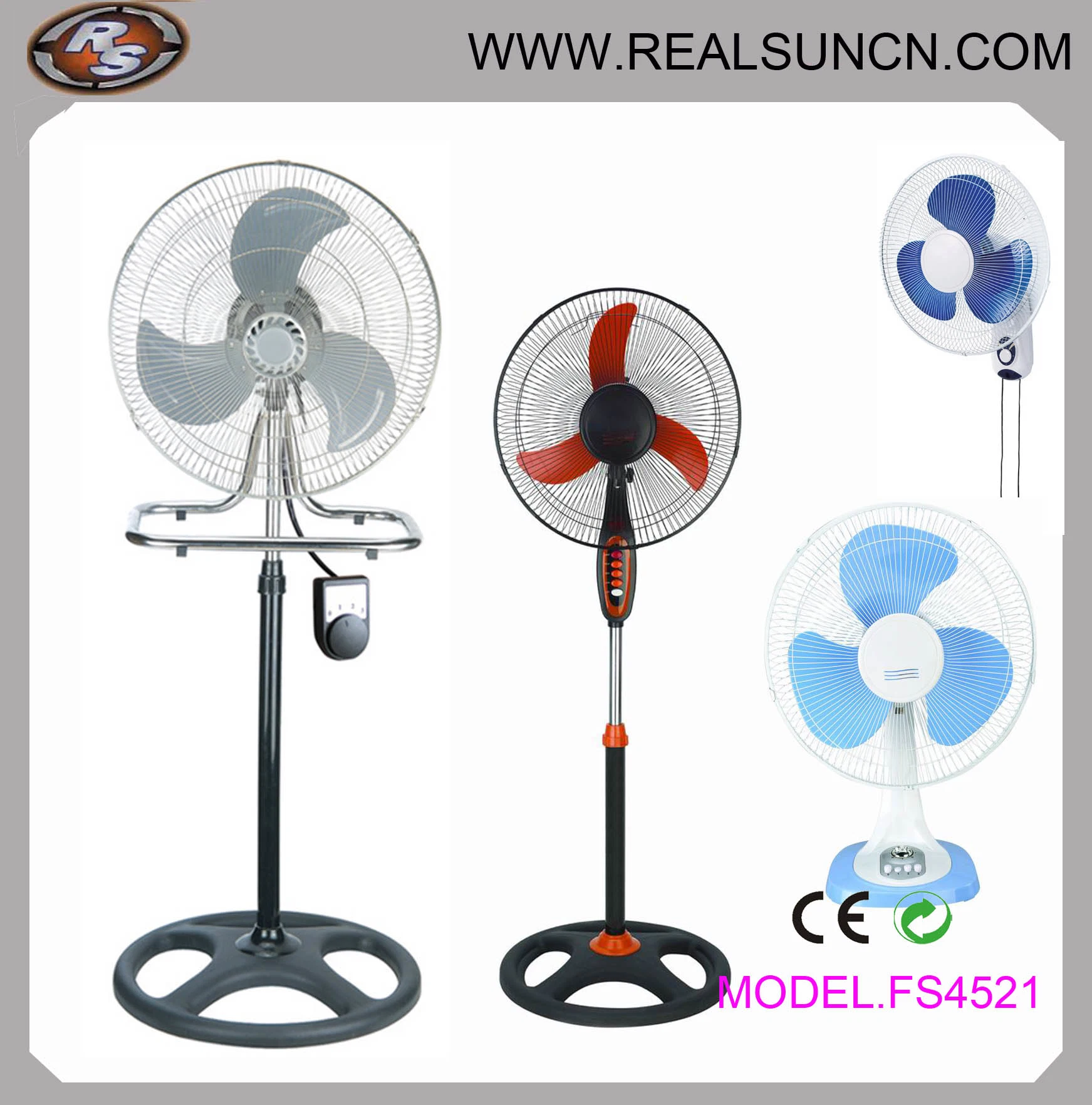 Ventilador elétrico, Suporte da ventoinha do ventilador de mesa, parede Preço Fan-Competitive