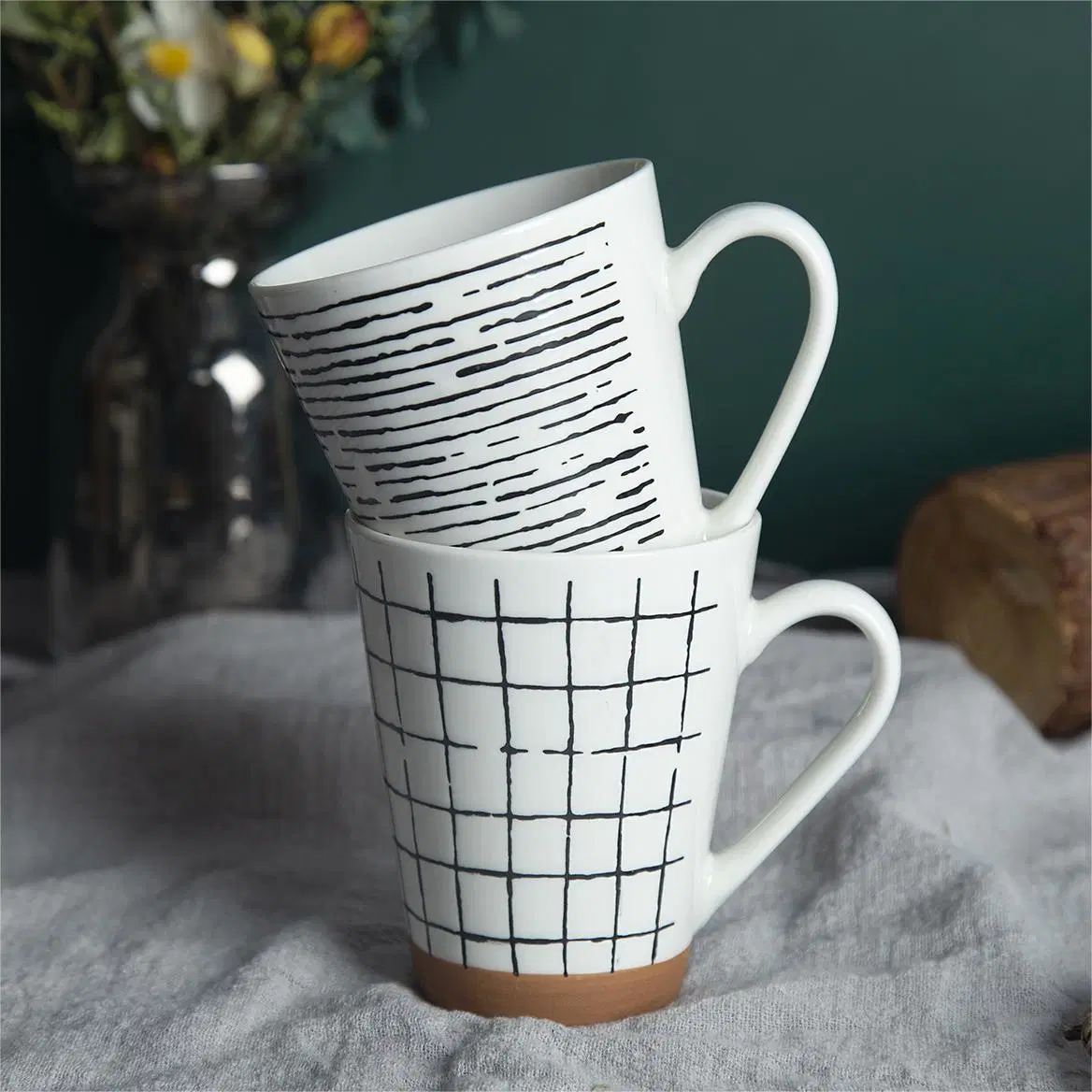 11oz/310ml New Bone China Mug with Silk Printing