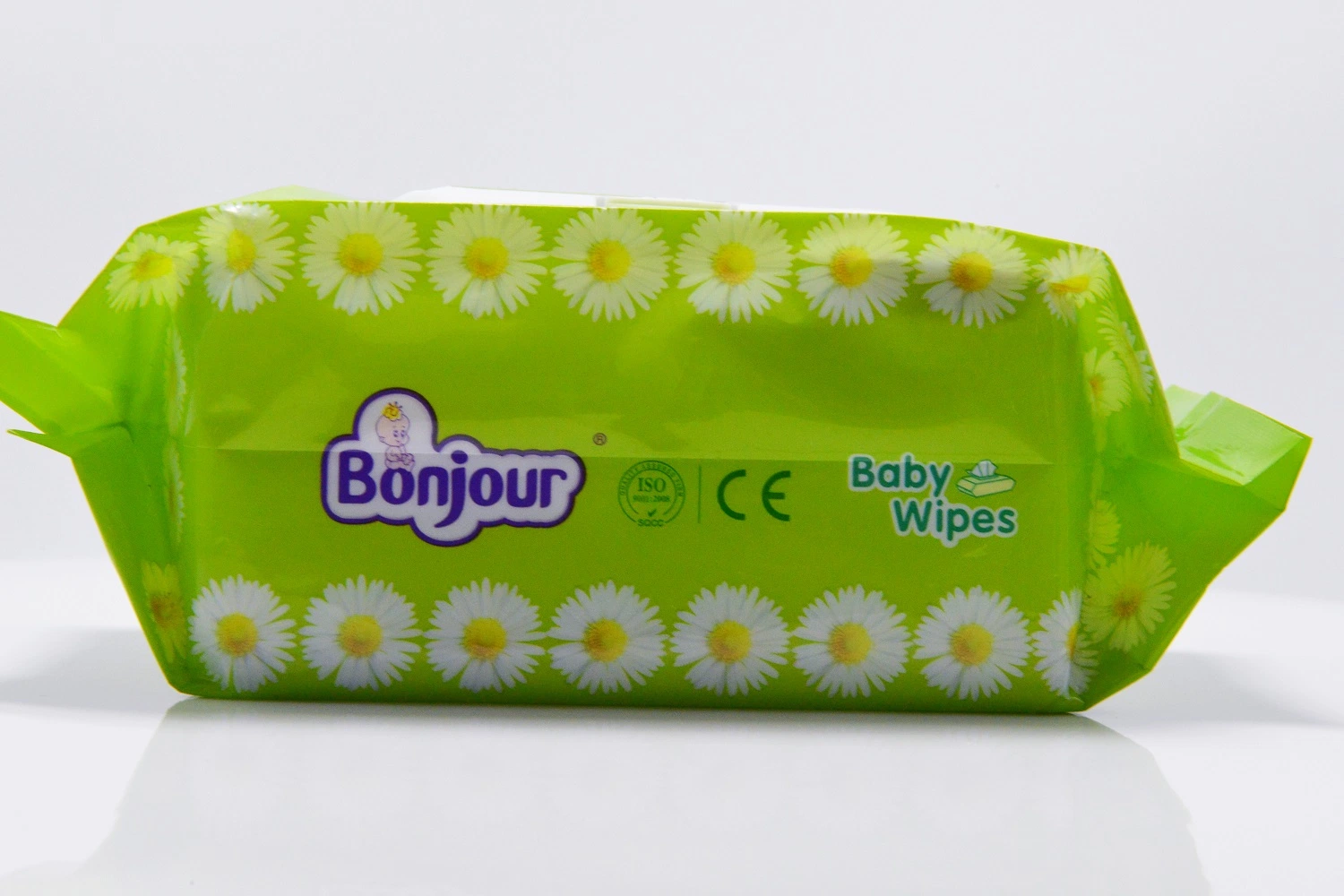 Hot Selling Green Outer Packaging Non-Woven Fabric Series Wipes, High-Quality Baby Products