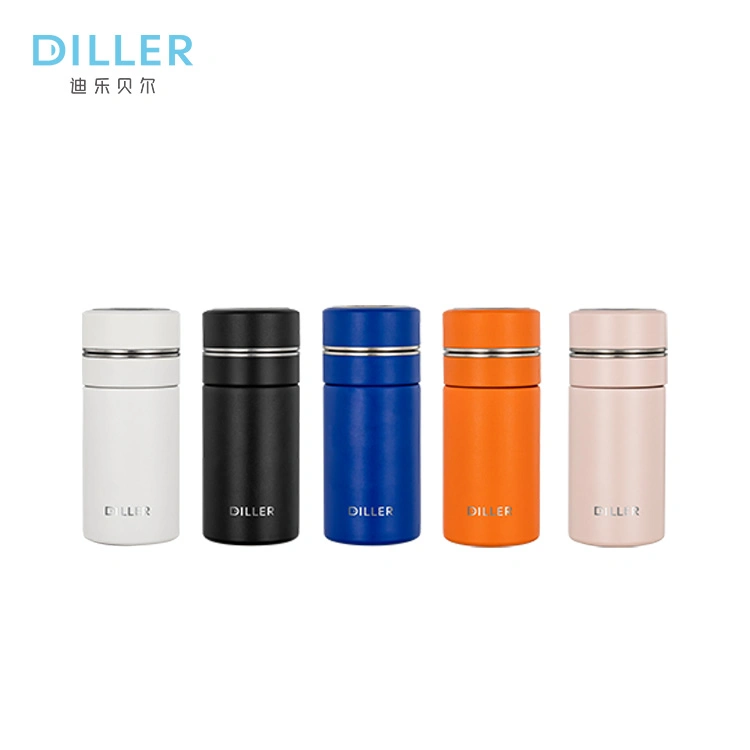Stocked None Color Box or White Vacuum Flask Tea Thermo with Infuser FDA
