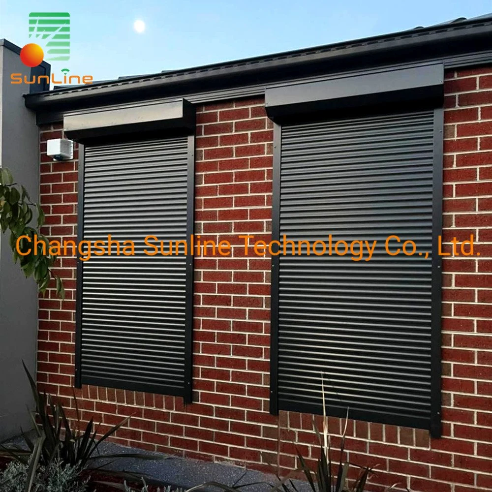 Aluminum Motorized Roller Shutter Window/Roller Blinds