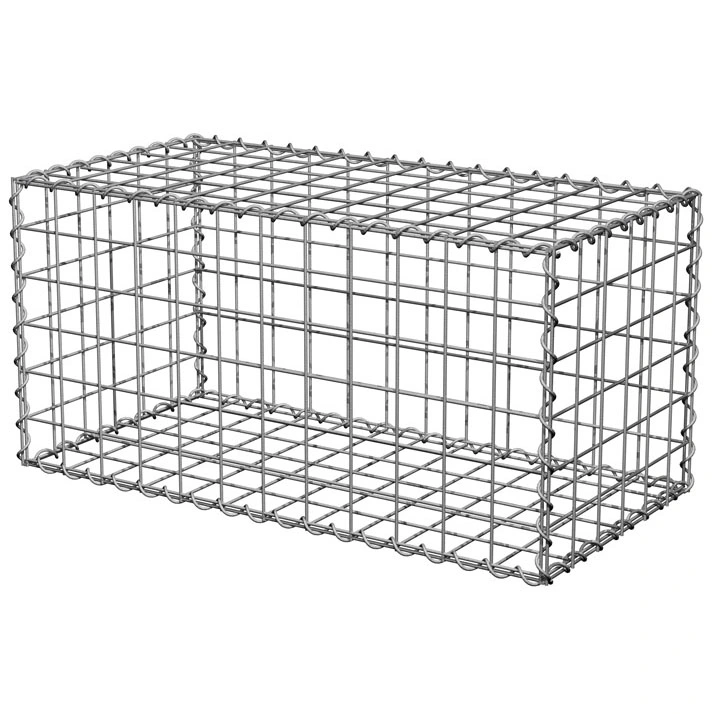 Alambre soldado galvanizado malla gabion Basket