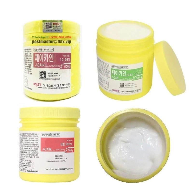 Wholesale/Supplier Factory Price 500g J-Cain Numb Cream 25.8% Lidocaine Anesthetic J Cain Numbing Cream for Preoperative Preparation