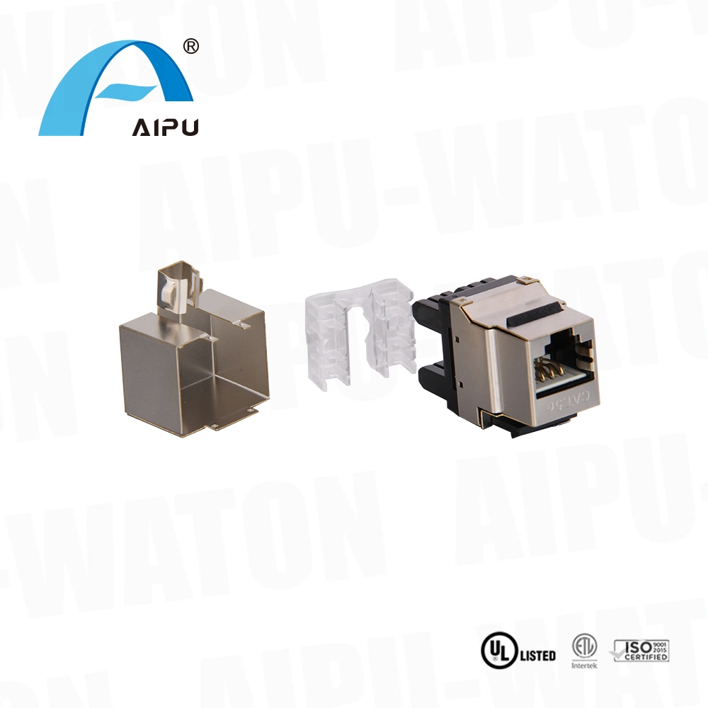 Cat. 5e RJ45 Shielded Keystone Jacks Punch Down FTP Modular Jacks Cat5a Modular Commscope Panduit Siemon