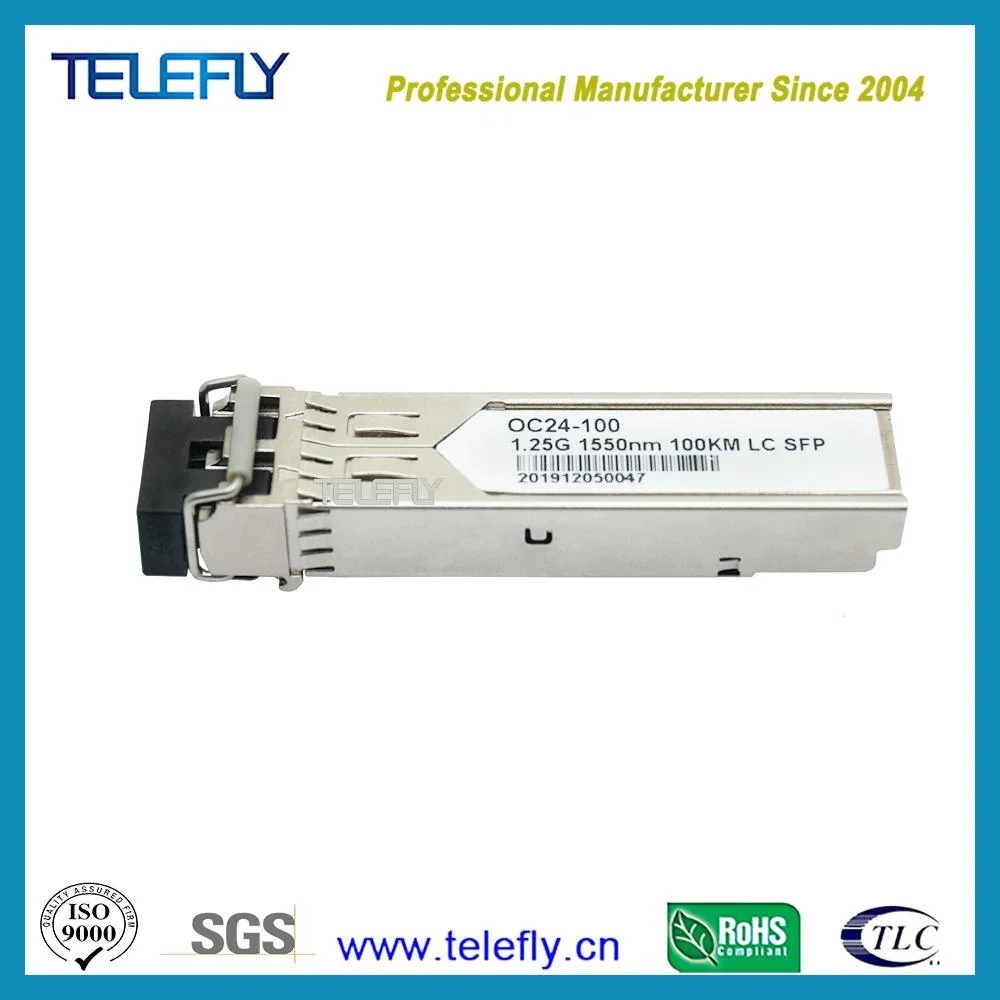 SFP Module Optical Bi-Directional Optical Transceiver Price, 1.25g 100km Netgear, Mikrotik