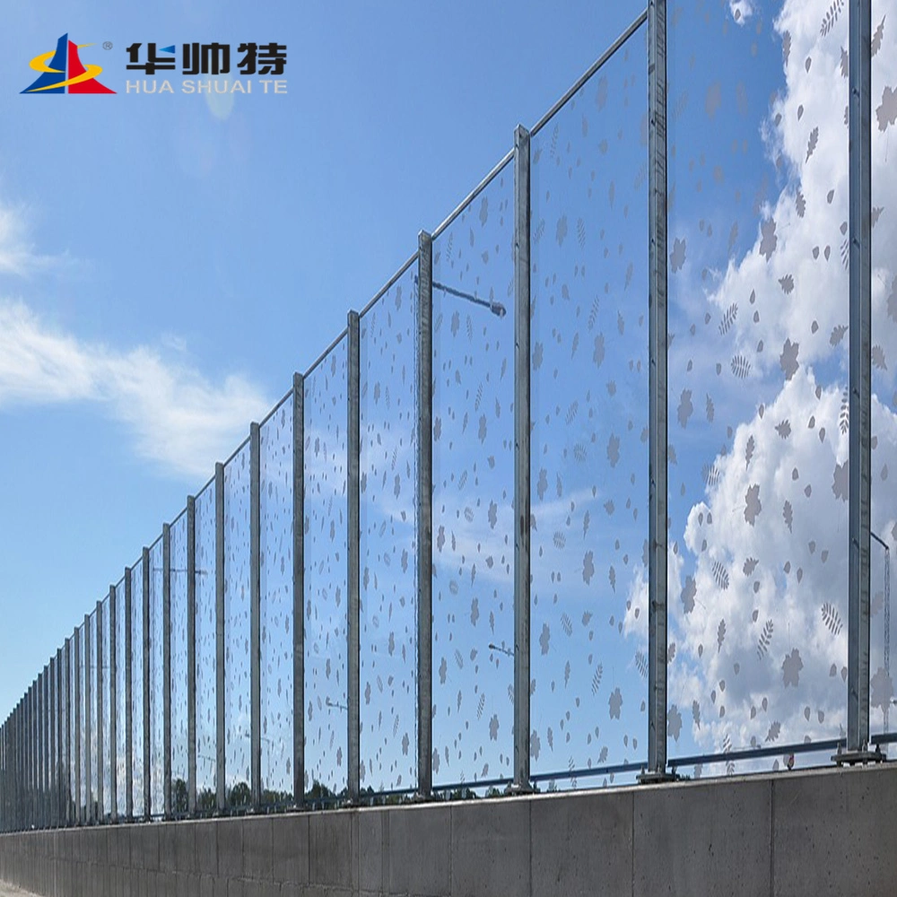 Transparent Plastic Glass Sound Barier for Road/Bridge Barrier