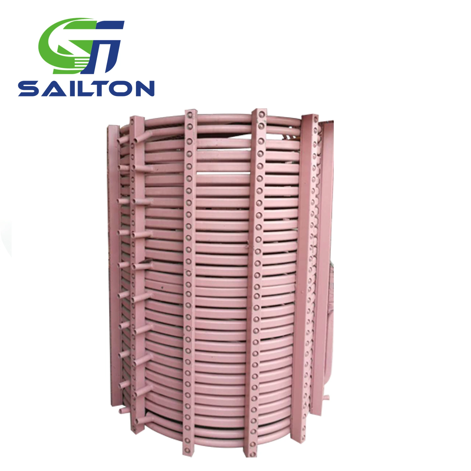 750kw 50Hz Induction Furnace Aluminum Copper Tube Shell Coil