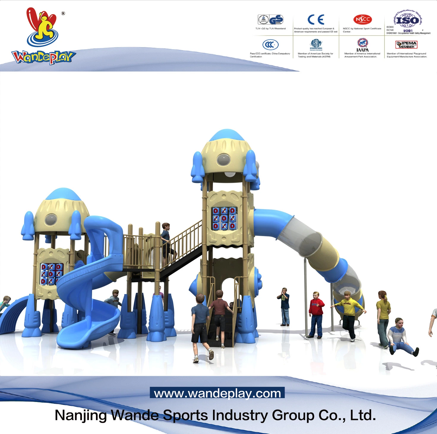 Outdoor Play Structure Wholesale/Supplier Outdoor Equipment Design