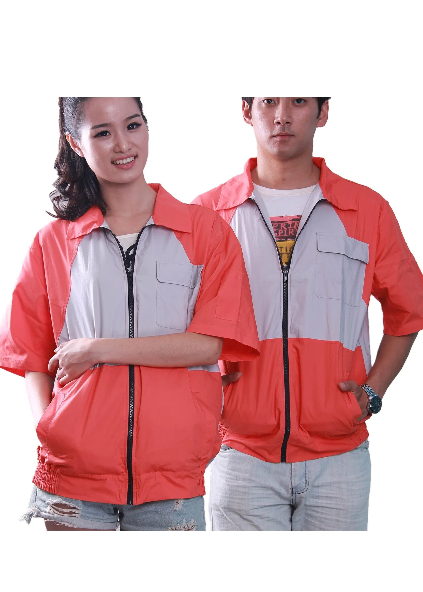 Fan Cooling Air Conditioning Workwear with 2PCS 7.4V Cooling Fans