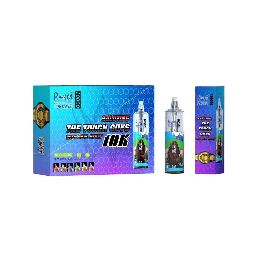 OEM Бренд Randm Tornado Disposable Electronic Cigarette Pen Pollution Бесплатно 10000 puffs Китай оптовый пеленок