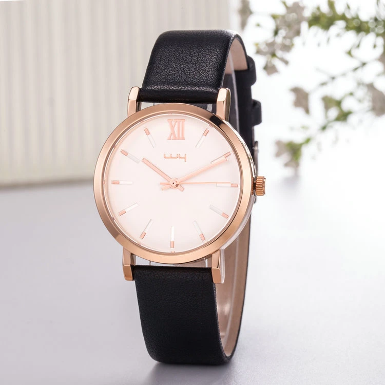 Mesdames Watch Bracelet en cuir ODM Fashion Watch (Wy-117D)