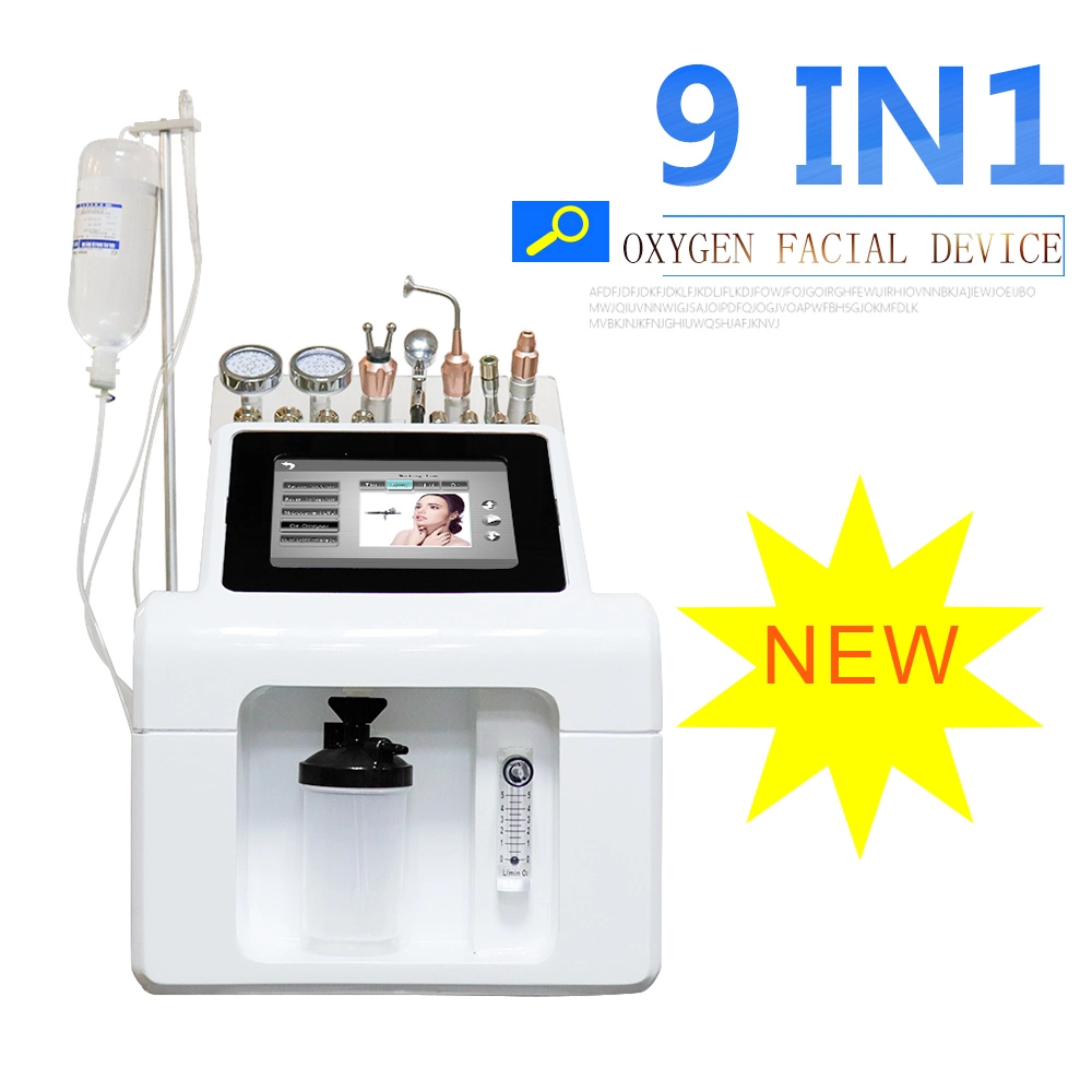 Gesichtsmaschine Hydrodermabrasion Aqua Peel Diamond Microdermabrasion Sauerstoff Injektionsmaschine