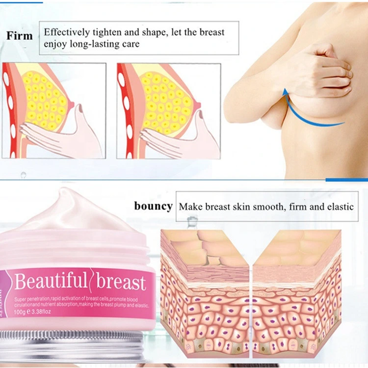 Masaje efectivo Natural crecimiento grande levantamiento apretado reafirmando la mama Crema de mejora
