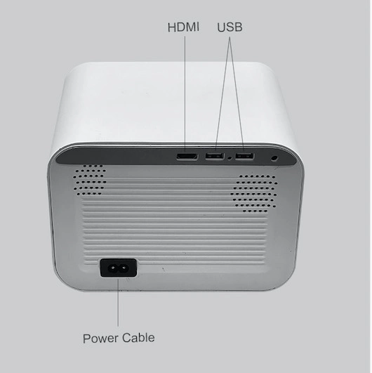 Portable Projector in High Lumens LCD Wireless Audio Video Device