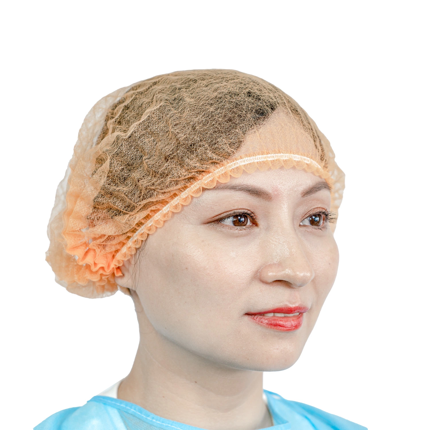 Customize Disposable Non Woven Surgical Nurses Cap Elasticity Medical Surgical Caps