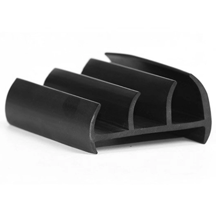 Shaped Black EPDM Rubber Auto Door Car Edge Weather Protective Seal Strip