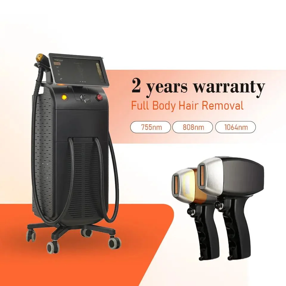 Diode Laser Hair Removal Machine Laser Diode 4 Waves 808 755 940 1064 Laser Ice Titanium Machine Salon Beauty Equipment