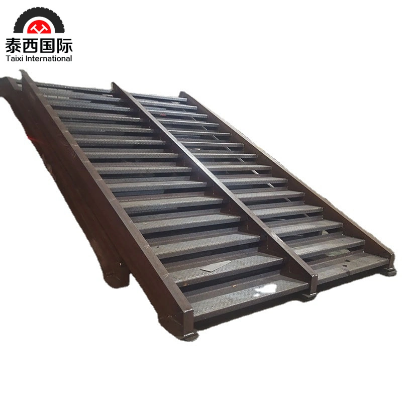 Customized High quality/High cost performance  Exterior Metal Stairs Factory Used Straight Steel Stairs