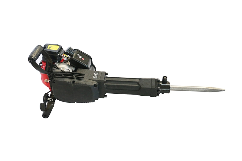 5200 Gas Powered Jack Hammer Pile Driver Rotary Hammer 52cc Big Power Drill Bit Earth Auger