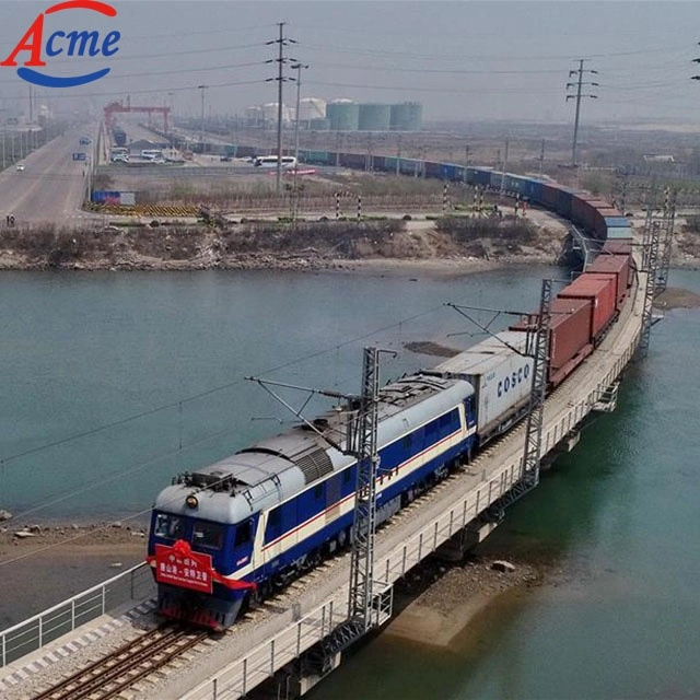 Servicio de agente de carga de China a Europa en Tren de Transporte Ferroviario de Mercancías