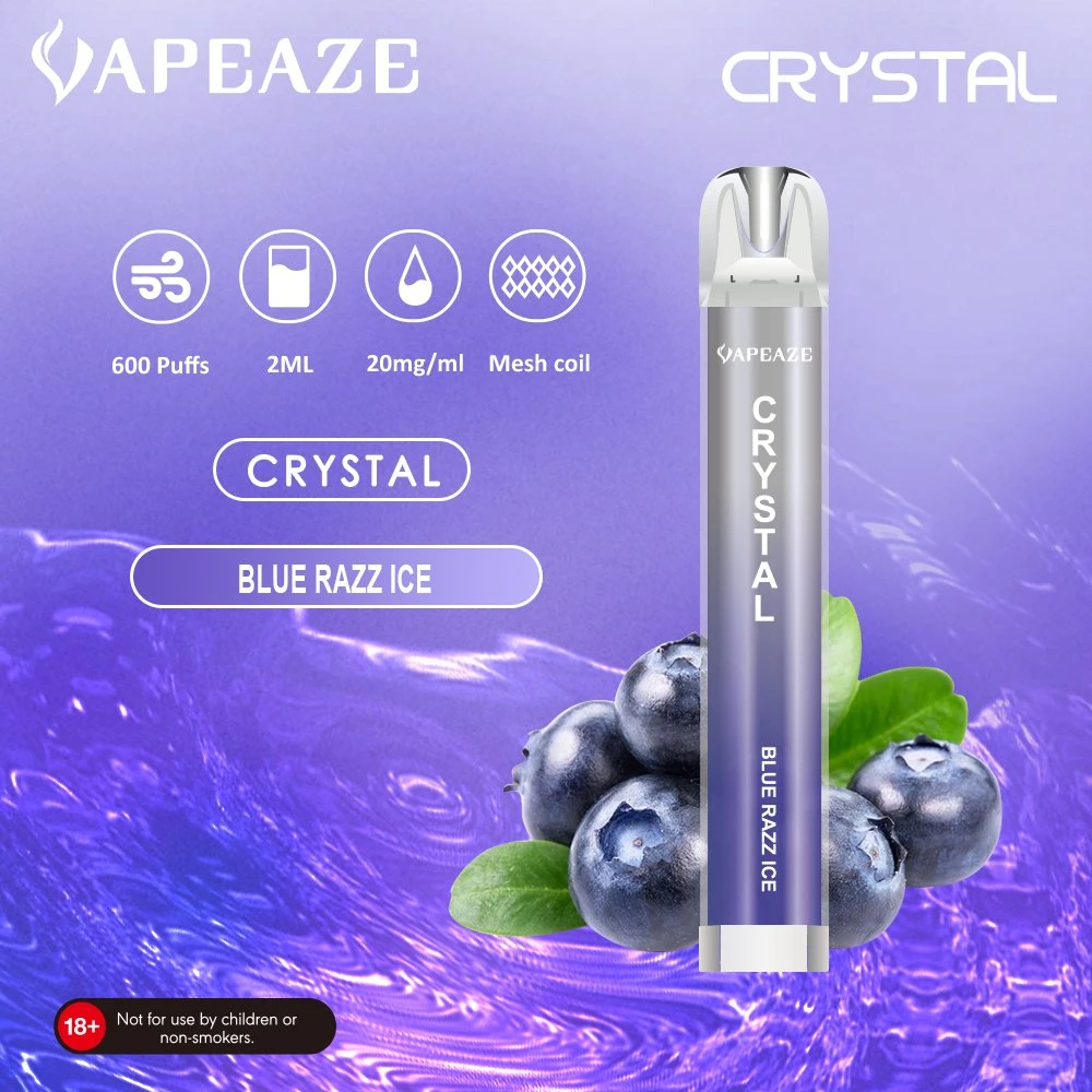 Crystal Vape 900 Puff Mesh Coil: Disposable/Chargeable vape, 2ml Capacity, Wholesale/Supplier