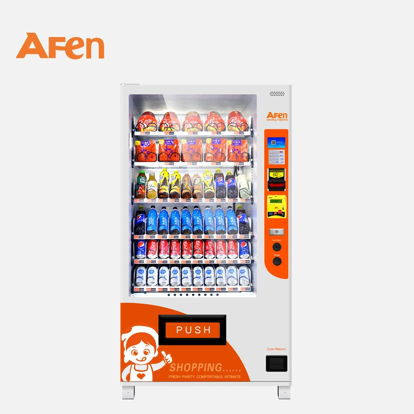 Afen Automatic Refrigerated Snack Drink Vending Machine Supplier