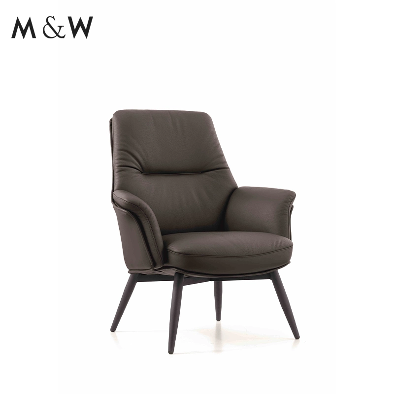 M&W Star Product Luxury Ergonomic Swivel Manager Executive Genuine Leather Office Chairs