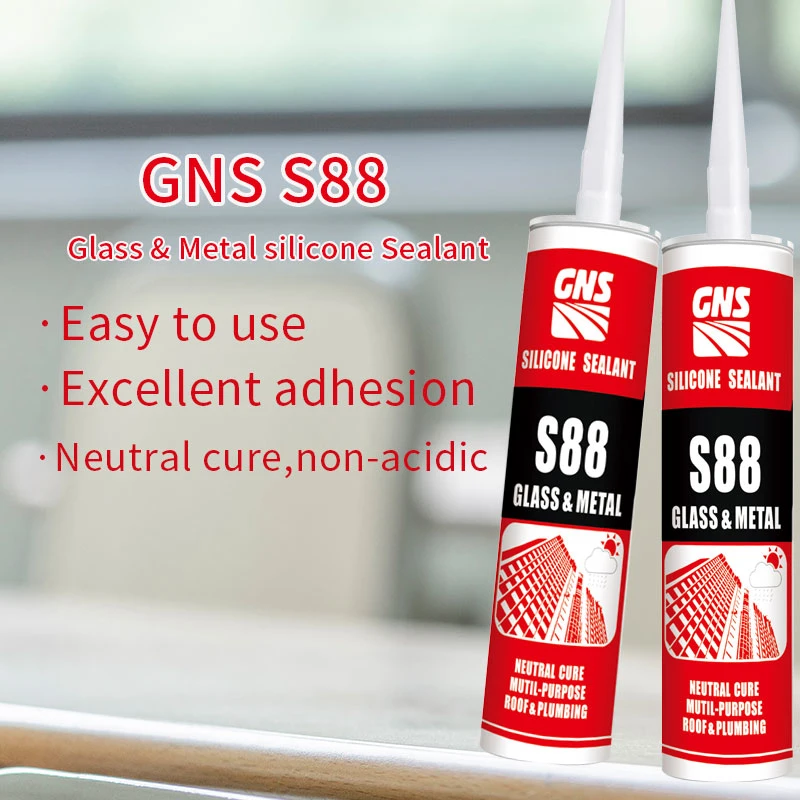 MSDS ISO Certificate Weatherproof Neutral Silicone Glass Repair Sealant Glue