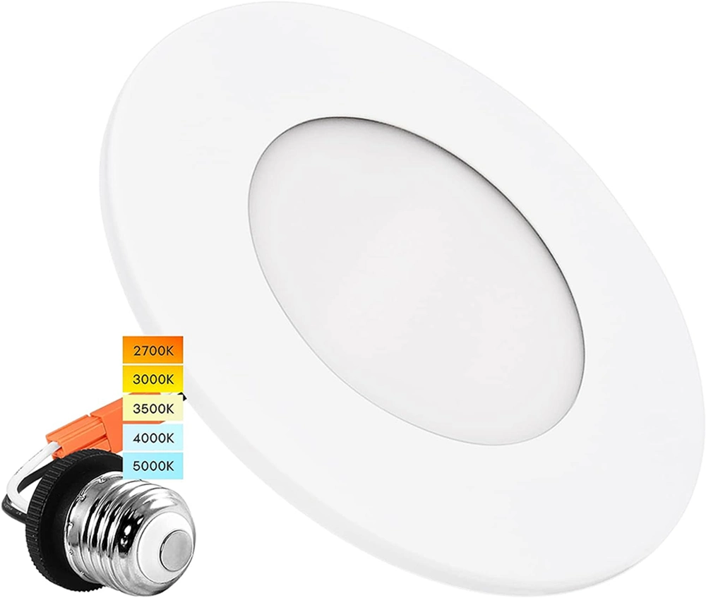 CETLus es Die Casting Trims magnéticos 4inch Multi Fit Thinled Downlight redonda