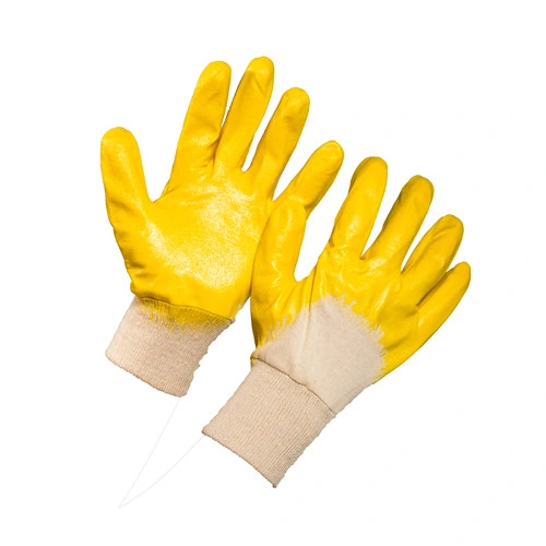 New Oil-Proof Cotton Jersey Liner Nitrile Fully Coated Work Gloves