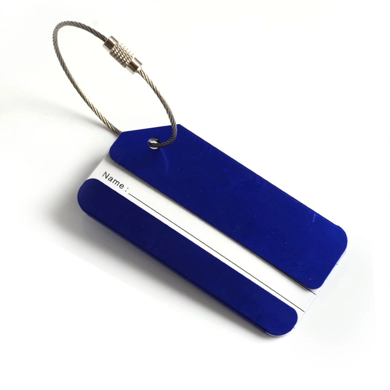 Aluminum Material and Men Department Name Aluminum Metal Luggage Tag