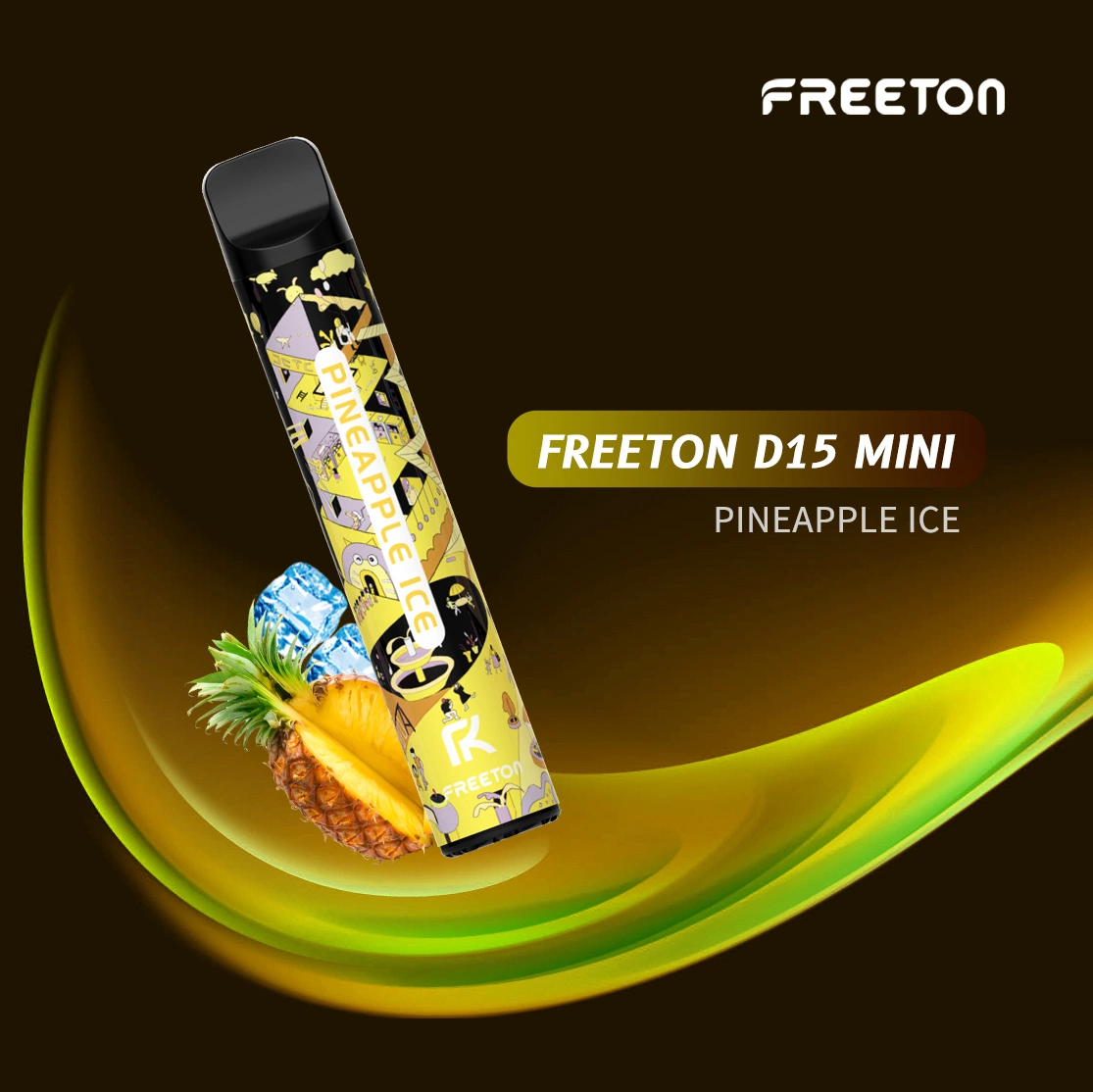 Freeton 2021 OEM/ODM Wholesale 600 Puffs E-Cigarette Vape Disposable Electronic Cigarette Vaporizer Device