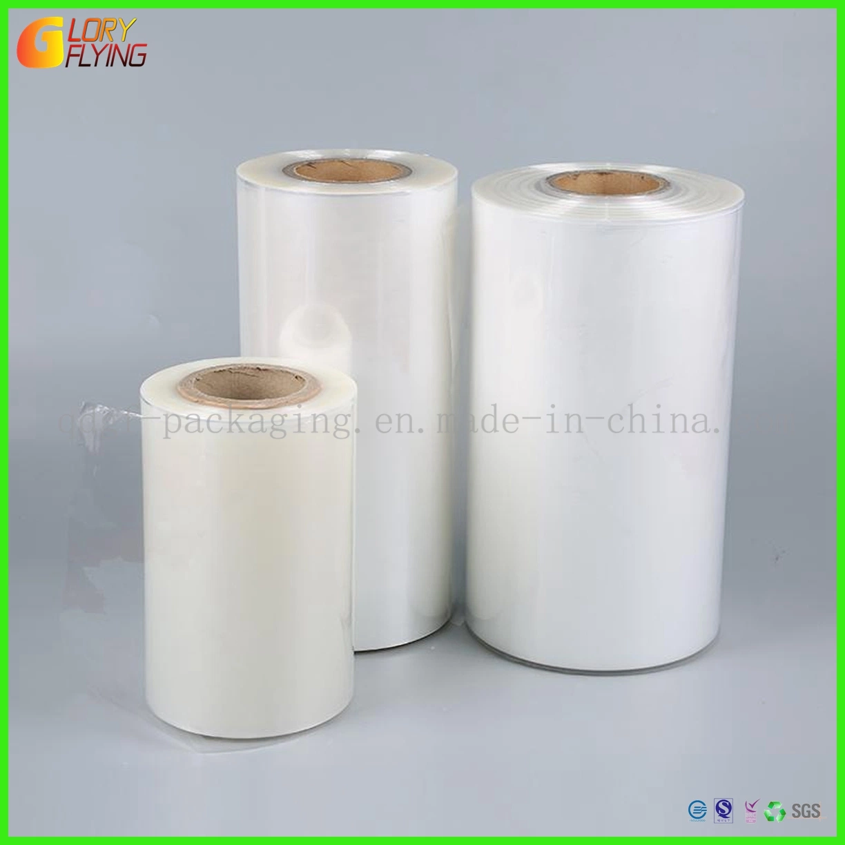 POF Shrink Wrapping Film/Pet Shrink Sleeve Labels/PVC Shrinkage Film Wraps on Rollls