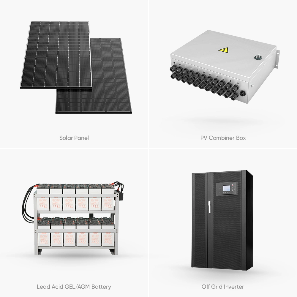 Sunpal Solar System off Grid Solar Panels System 30kw 50kw 100kw off Grid Solar Power System with Lithium Battery