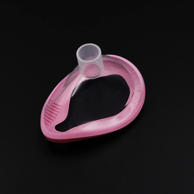 Comfortable Disposable Anesthesia Breathing Mask with Flexible Strap