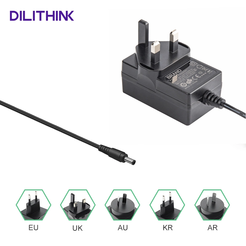 Ficha RU BS CB certificado amostras grátis 9V, Digital Fonte de alimentação AC DC Switching do adaptador de alimentação da moldura fotográfica