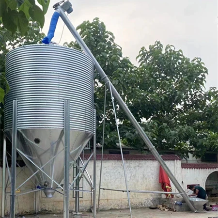 Automatic Pan Feeder Feeding System for Broiler Chicken Poultry Farm