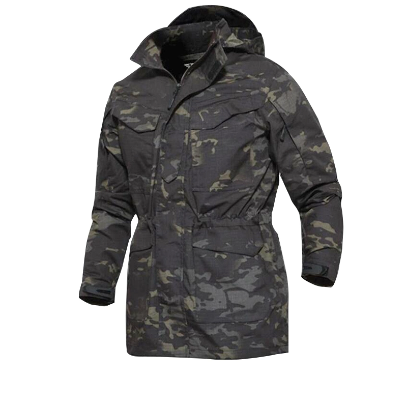 Chaqueta cortaviento estilo militar uniforme ropa táctica exterior