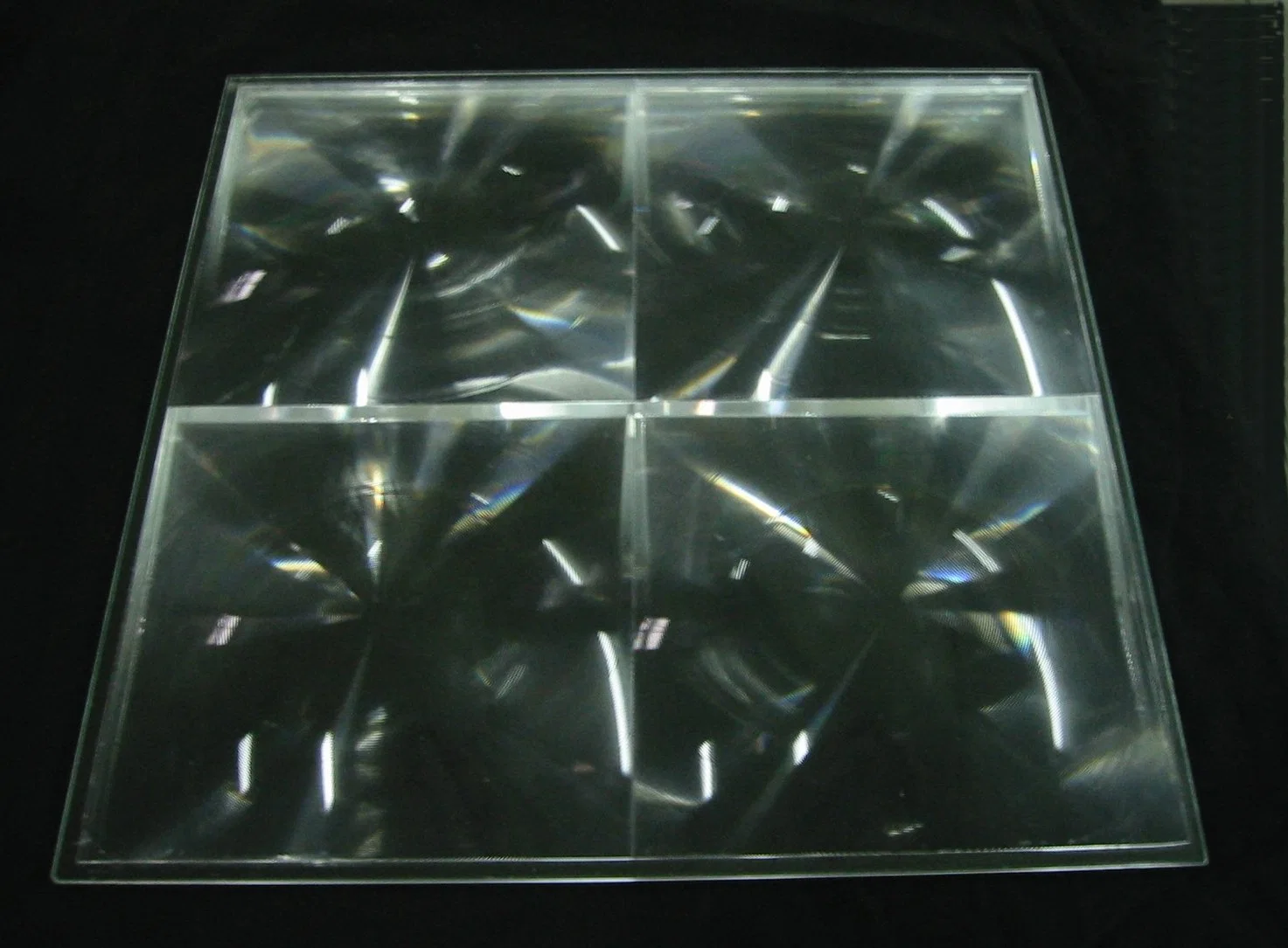 Glass Solar Fresnel Lenses for Focusing Sunlight