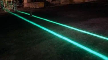 Virtual laser de marquage au sol témoin LED Bande de marquage virtuel de l'entrepôt pour la sécurité des piétons