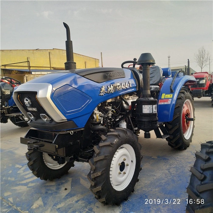 Marques célèbres Tracteur agricole avec le prix, 35HP 4*4 tracteur Compact avec chargeur et pelleteuse