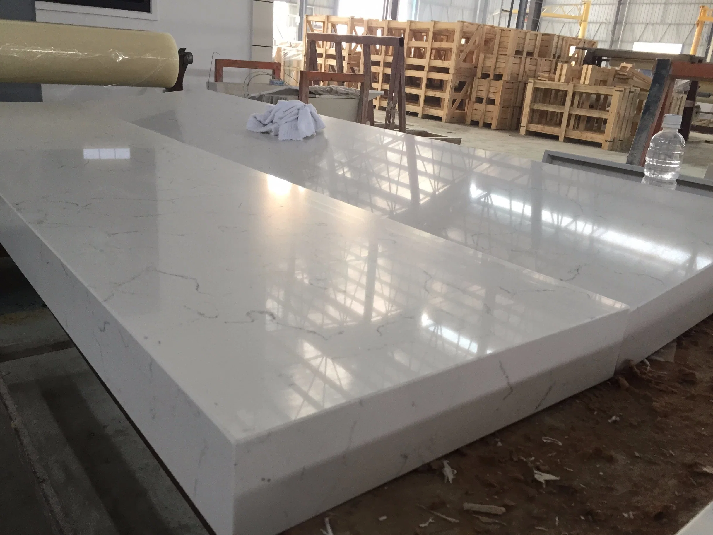 Quartz Stone Slab for Kitchen Island