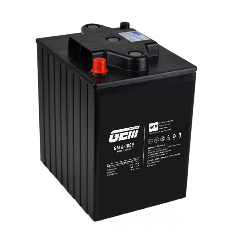 Le GEM batterie 6V180ah Gel à cycle profond pour la Bateria solaire solaire/vent//marine/générateur de la pompe