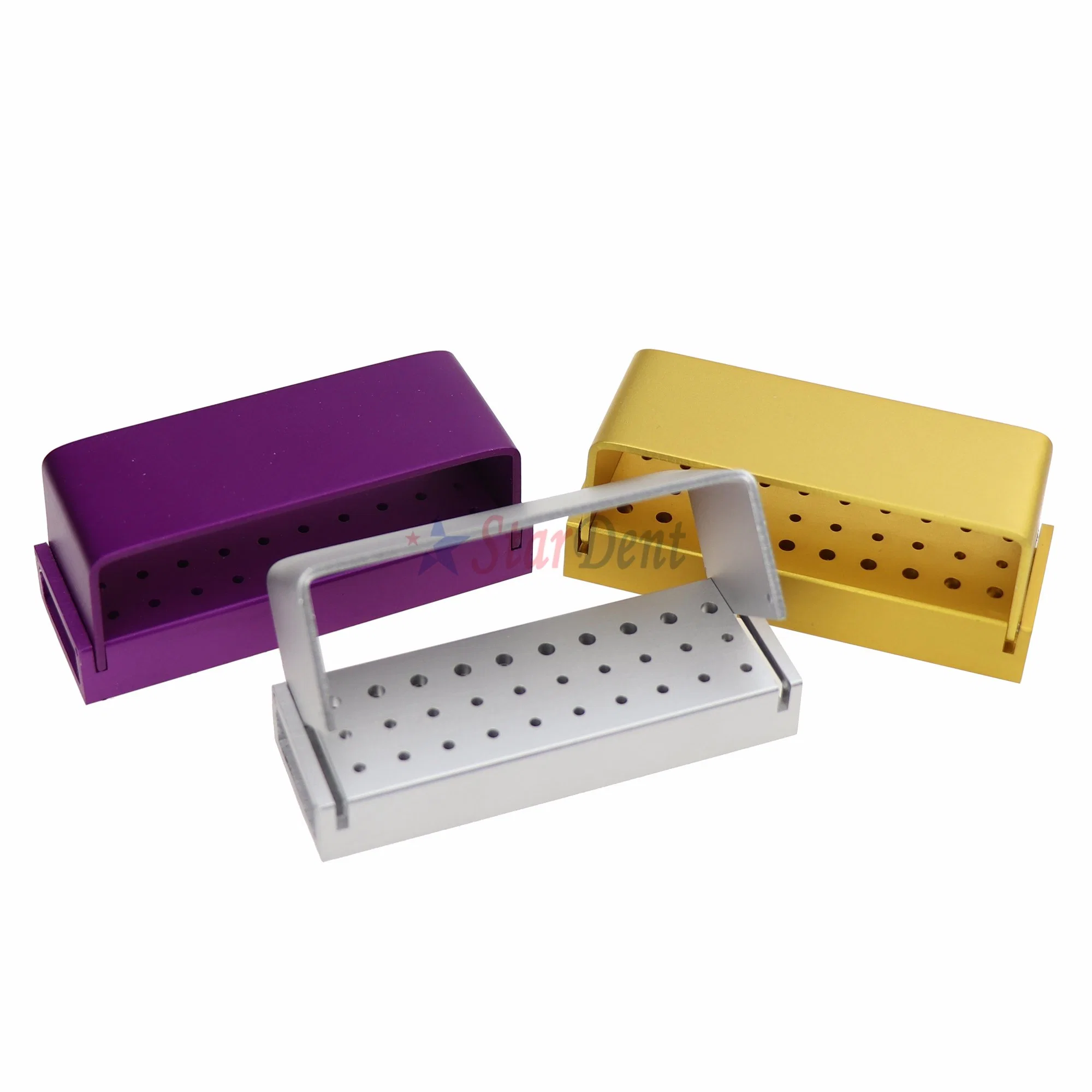 Dental Supply Medical Use 30 Holes Dental Burs Opening Bur Disinfection Box