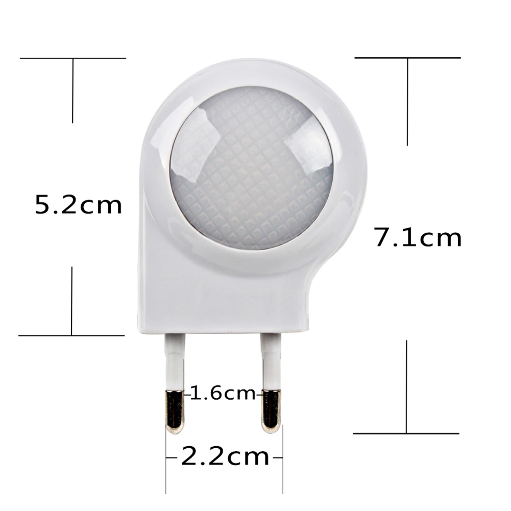 Mini lampe de nuit d'escargot LED lampe de nuit automatique intégré dans le Témoin de contrôle du capteur de lumière wall lamp pour bébé enfant chambre à coucher prise UE/US