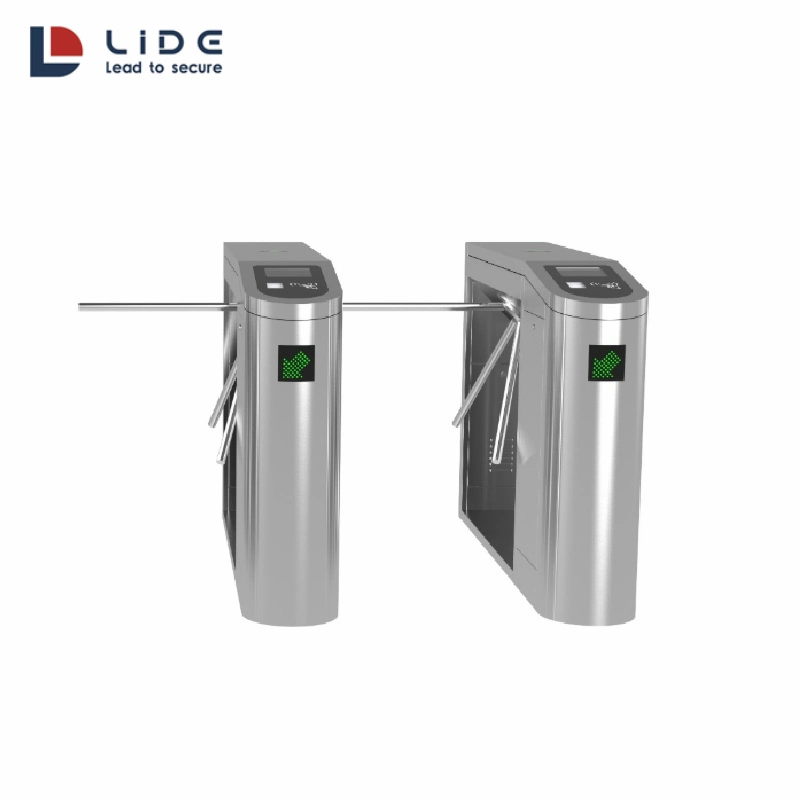 Infrared Touchless Exit Switch Pedestrian Security Double Direction Tripod Barrier Turnstile