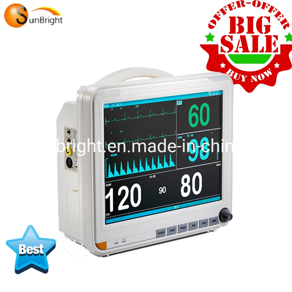 Large Screen Patient Monitor Ce Approved Sun-700K